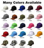 Camouflage Personalized Text Embroidered Unisex Baseball Cap, Adjustable Hat, Custom Text
