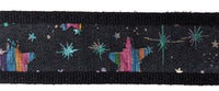 Rainbow Stars 2 Holes Row Metal Grommets Stitched Canvas Fabric Military Web Belt