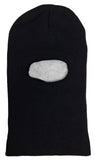 Black 1 One Hole Face Mask Winter Thermal Warm Knit Long Ski Balaclava Beanie