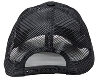 Black Mesh Back Curved Visor Blank Baseball Cap Adjustable Size Unisex