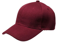 Burgundy Personalized Text Embroidered Unisex Baseball Cap, Adjustable Hat, Custom Text