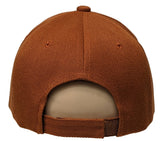 Copper Curved Visor Blank Baseball Cap Adjustable Size Unisex