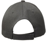 Charcoal Curved Visor Blank Baseball Cap Adjustable Size Unisex