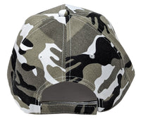 City Camouflage Personalized Text Embroidered Unisex Baseball Cap, Adjustable Hat, Custom Text