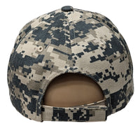 Digital Desert Camouflage Curved Visor Blank Baseball Cap Adjustable Size Unisex