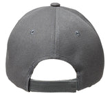 Gray Curved Visor Blank Baseball Cap Adjustable Size Unisex