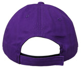 "LOVE" Bling Rhinestones Purple Baseball Cap Curved Visor Hat