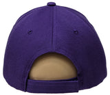 Purple Personalized Text Embroidered Unisex Baseball Cap, Adjustable Hat, Custom Text