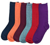 Colorful Solid Colors Crew Length Unisex Fashion Socks