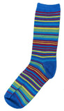 Colorful Stripes Crew Length Unisex Fashion Socks