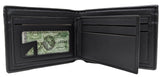 G Style Gray Leather Italian Designer Bi-Fold Bifold Wallet