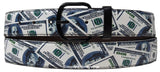 USA $100 Dollars Bills Style Bonded Leather Belt