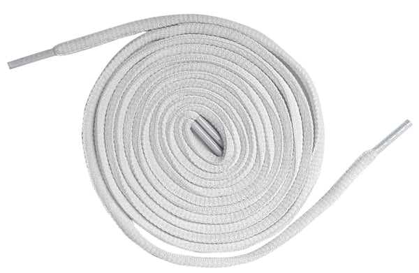 White Oval Athletic Sneaker 45, 54 Inch Shoelaces