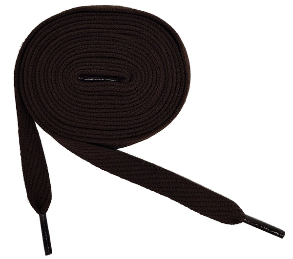 Dark Brown Skateboard Sneaker 45 inches Length, 0.5 inches Width Shoelaces