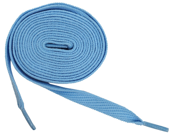 Light Blue Skateboard Sneaker 45 inches Length, 0.5 inches Width Shoelaces