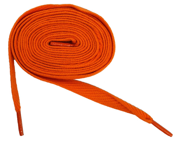 Orange Skateboard Sneaker 45 inches Length, 0.5 inches Width Shoelaces