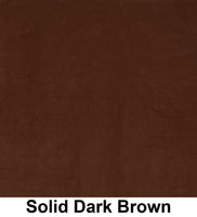 Solid Dark Brown Print Cotton Bandana (22 inches x 22 inches)