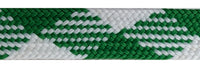 LIme Green / White Thick 3/4" Width Flat Athletic Sneaker 54 Inch Shoelaces