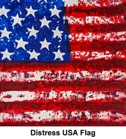 Distress USA Flag Print Designs Cotton Bandana (22 inches x 22 inches)