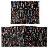 Colorful Mushrooms Leather Bi-Fold Bifold Wallet