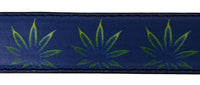 Green Leaf Style Bonded Leather Belt