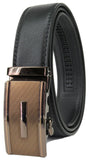 Men Genuine Leather Automatic Ratchet Click Lock Buckle Belt Designer Style:608
