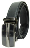 Men Automatic Ratchet Click Lock Buckle Belt Genuine Leather Design G Style