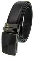 Men Automatic Ratchet Click Lock Belt Buckle Genuine Leather Design Style A5