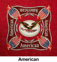 American Eagle Print Designs Cotton Bandana (22 inches x 22 inches)