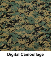 Digital Green Camouflage Design Print Cotton Bandana (22 inches x 22 inches)