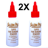 2X SALON PRO HAIR LACE WIG CAP 2oz SUPER HAIR BONDING ADHESIVE GLUE REMOVER