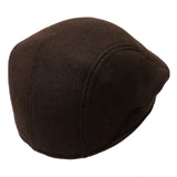 Brown Cotton Blend Ivy Cap Gatsby Newsboy Cabbie Winter Warm Hat