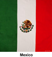 Mexico Flag Print Designs Cotton Bandana