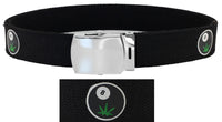 8 Ball Adjustable Canvas Web Belt With Metal Buckle 32" to 72"