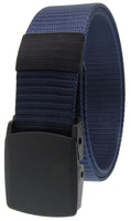 Navy Outdoor Military Grade Tactical Nylon Canvas Web Belt with Plastic Buckle