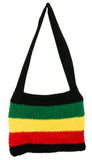 Jamaica Reggae Rasta Style Knitted Shoulder Bag