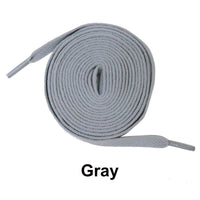 Gray Flat Athletic Sneaker 27 36 45 54 63 Inch Shoelaces