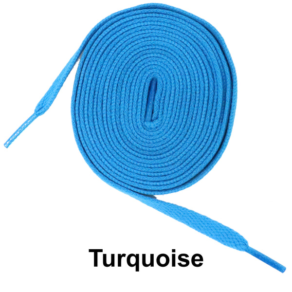 Turquoise Flat Athletic Sneaker 27 36 45 54 63 Inch Shoelaces