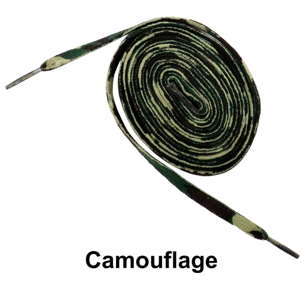 Camouflage Flat Athletic Sneaker 27 36 45 54 63 Inch Shoelaces