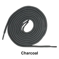 Charcoal Round Athletic Sneaker 27 36 45 54 63 Inch Shoelaces