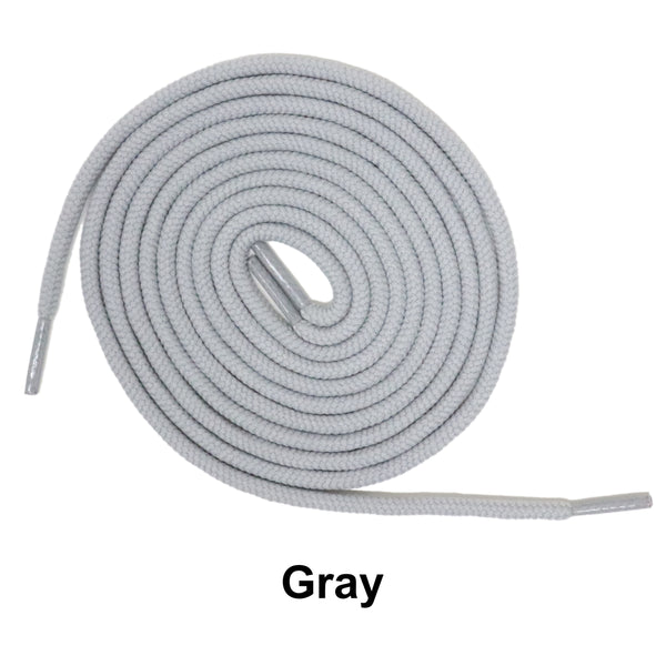 Gray Round Athletic Sneaker 27 36 45 54 63 Inch Shoelaces