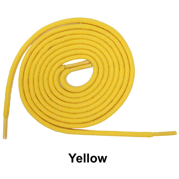 Yellow Round Athletic Sneaker 27 36 45 54 63 Inch Shoelaces