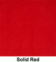 Solid Red Print Designs Cotton Bandana