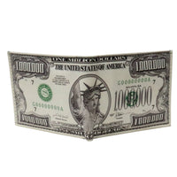 $1,000,000 One Million Dollar Bill Leather Bi-Fold Bifold Wallet