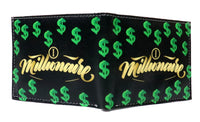 I am a Millionaire $$$ Leather Bi-Fold Bifold Wallet