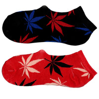6 PAIRS Marijuana Weed Cannabis Multi-Colors No Show Low Cut Socks