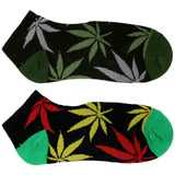 6 PAIRS Marijuana Weed Cannabis Low Cut No Show Socks