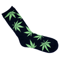 6 PAIRS Marijuana Weed Cannabis Potleaf Rasta Crew Length Fashion Socks